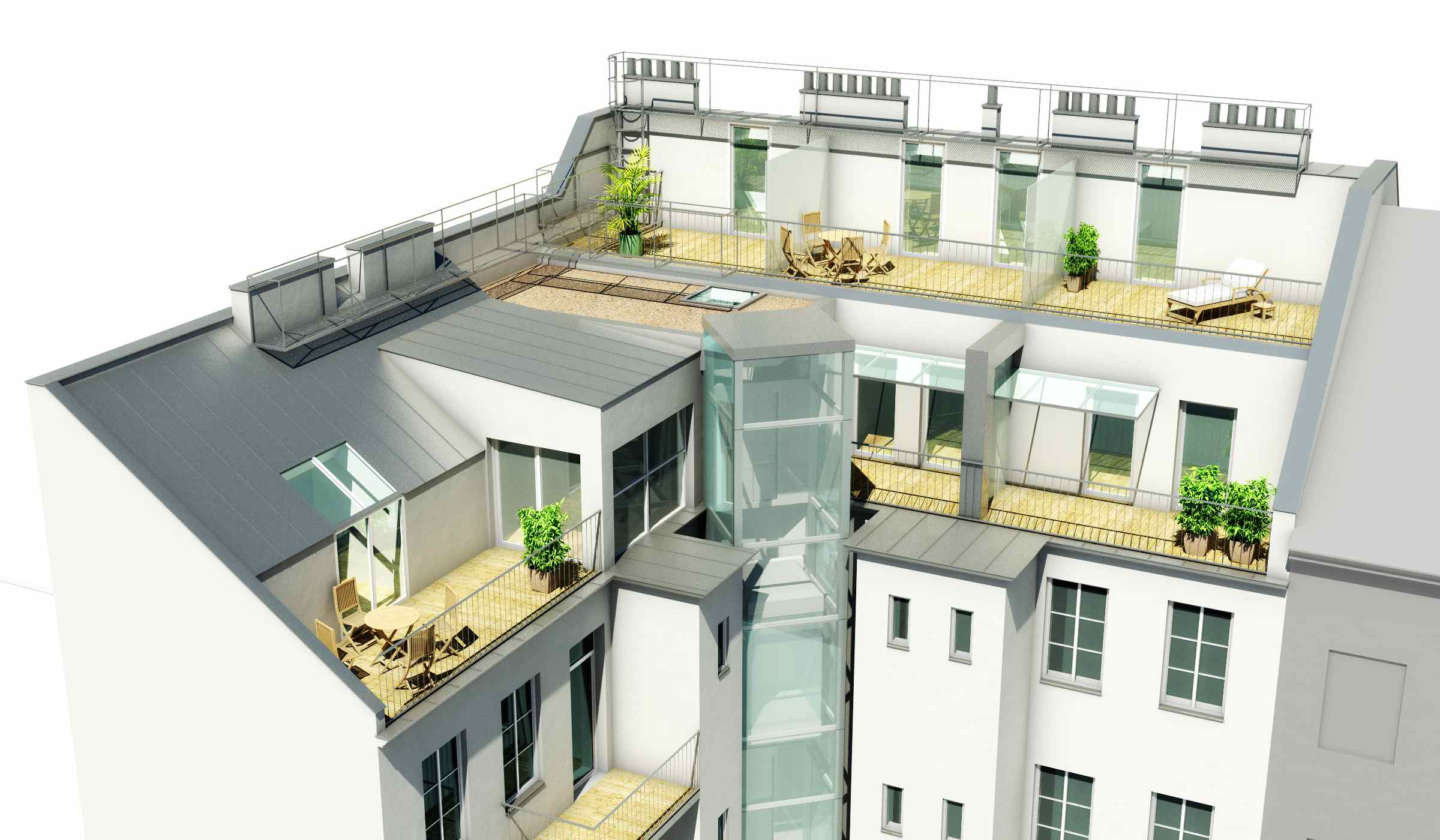 Baustart Dachgeschoßausbau 16,Rückertgasse